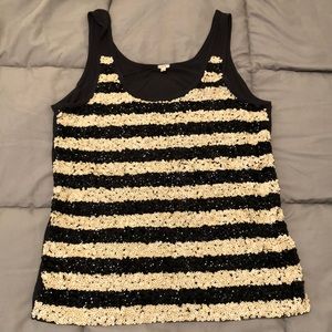 J-Crew Sequin Tank Top XL